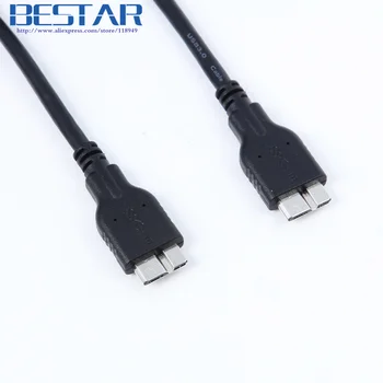

Both Connector Micro B USB 3.0 Male to Micro B USB 3.0 Male Host OTG Cable for Flash Disk / SSD