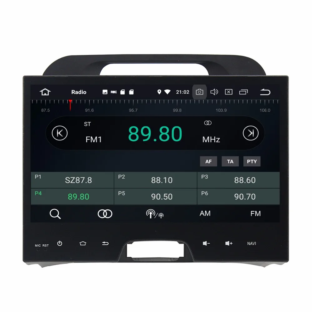 Perfect Car DVD Player Radio For kia Sportage 2010 - 2014 Android 8.0 4GB RAM 8 Core Bluetooth Wifi GPS Glonass Map 10.1 inch TDA7851 4