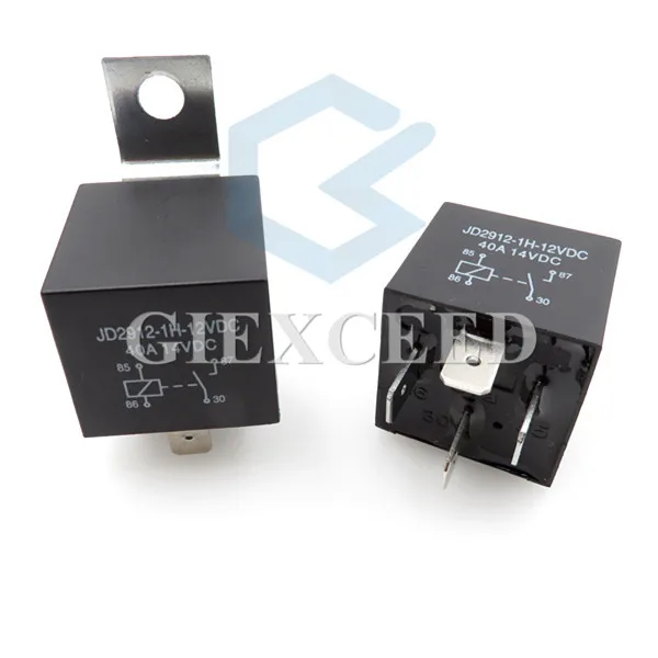 

4 pin 40A 12V-72V Waterproof Car Relay Automotive Relays with iron handle Normally Open DC Relay for Head Light Air Conditioner