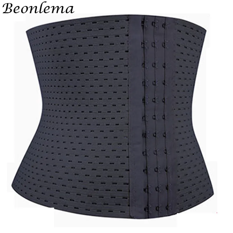 Beonlema дышащий живот моделирование пояса корсет для женщин Корректирующее белье тонкий пояс стрейч Shaper средства ухода за кожей пот - Цвет: black