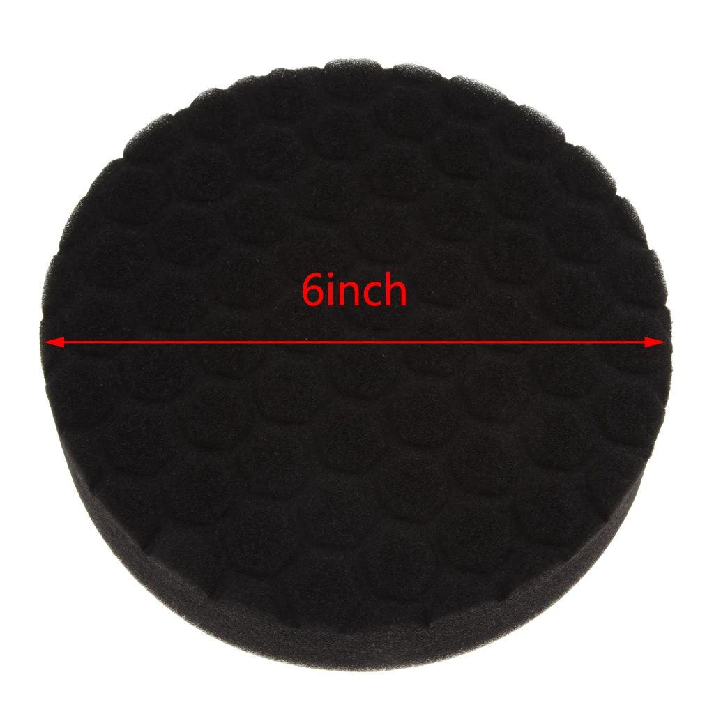 

25Pcs 6 inch Type Polishing Buffing Pads with Hook and Loop Backing Pads Auto Car Polishing Pad Kit 5 Colors
