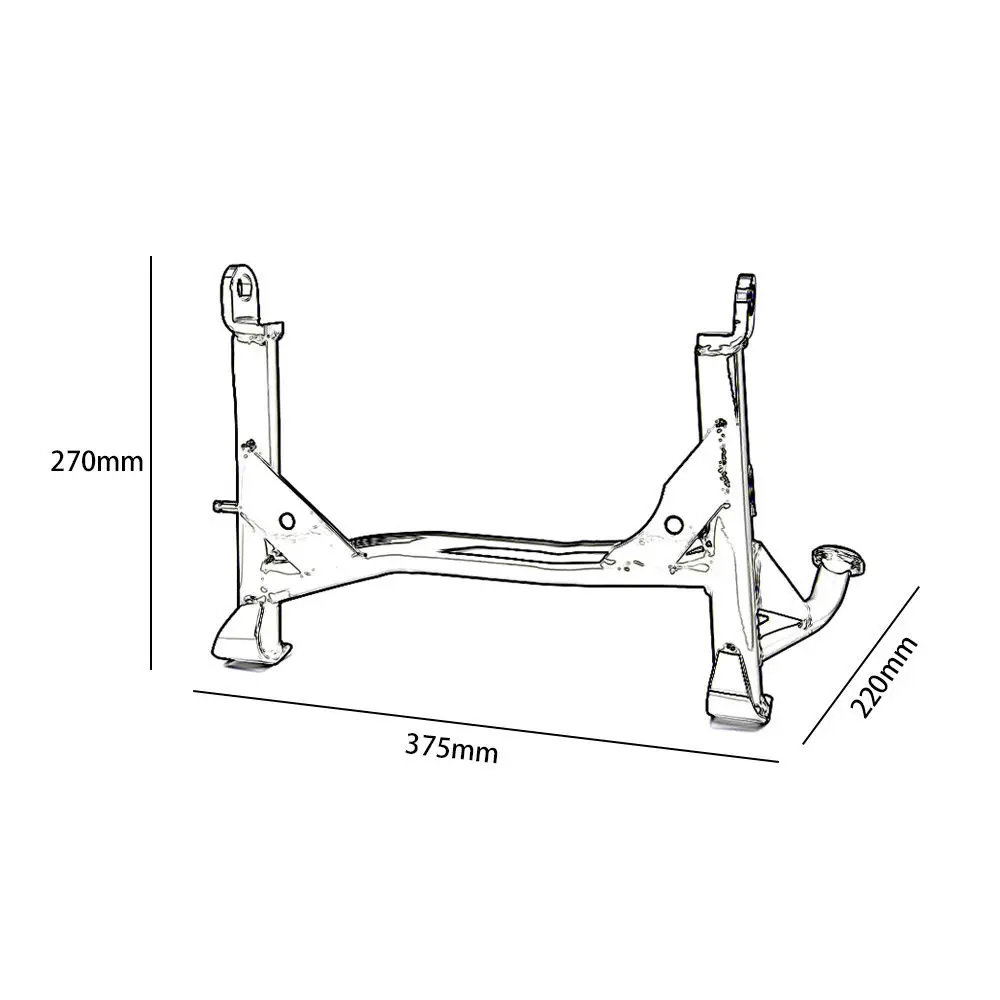 Подставка для мотоцикла, подставка для ног, подставка для крепления Центровой стойки, кронштейн, подставка для Kawasaki Z900RS, кафе