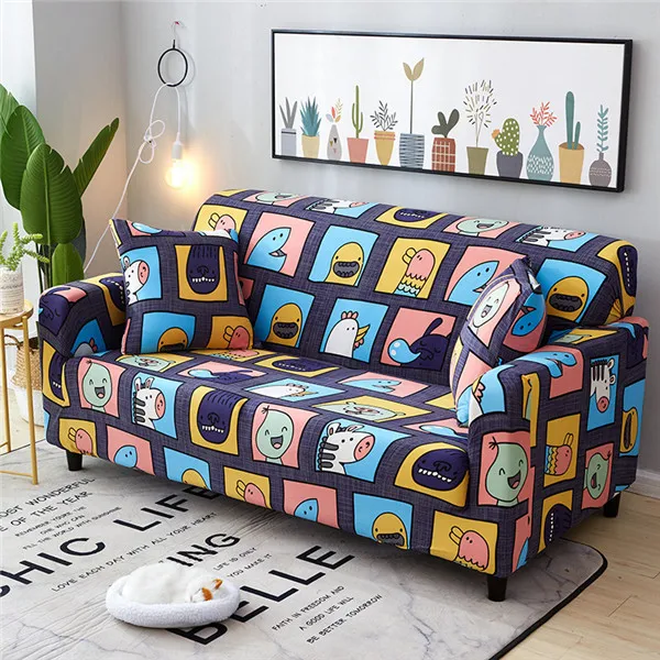 1 шт. эластичный чехол для дивана, растягивающиеся чехлы для мебели, все включено, чехлы для дивана для гостиной, Copridivano Cubre, чехлы для дивана - Цвет: Color 6