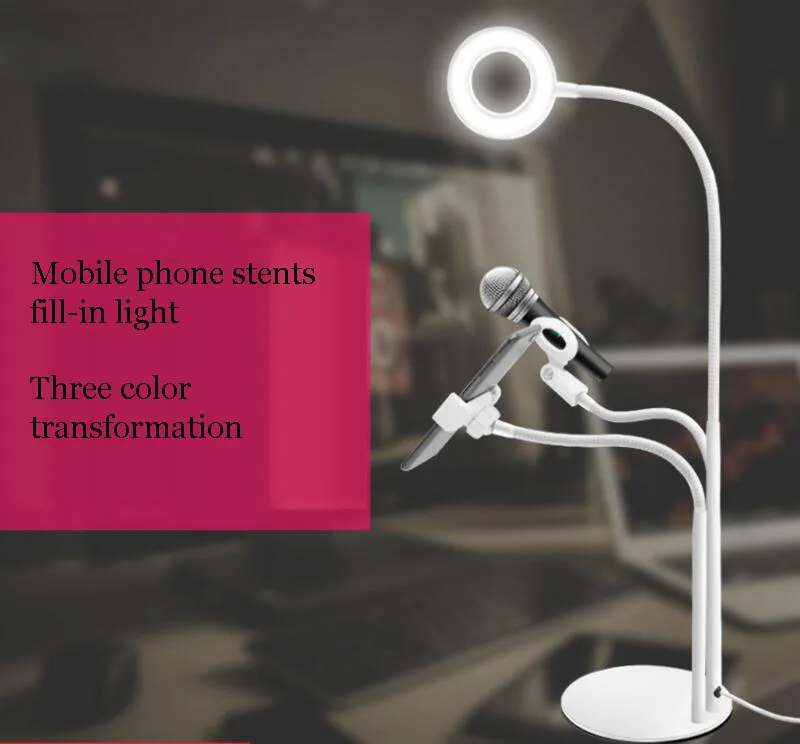 Apropriado para a Lâmpada de Mesa. Stents Telefone Móvel Fill-in Light Lâmpada Clipe Peitoril-em Luz Phonr Freeshipping