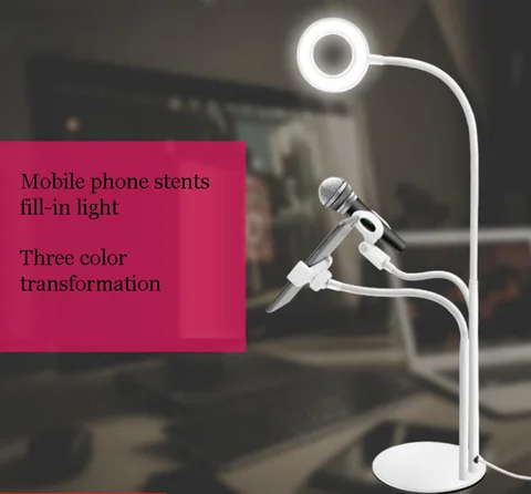 Apropriado para a Lâmpada de Mesa. Stents Telefone Móvel Fill-in Light Lâmpada Clipe Peitoril-em Luz Phonr Freeshipping
