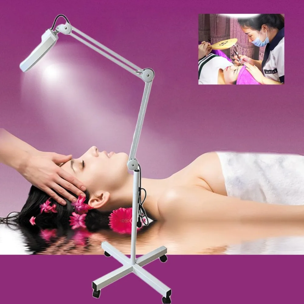 

Professional LED 5X Cold White Beauty Light Magnifier YS-701 Vertical Stand Cosmetic Makeup Skin Care Magnifying Spa Salon Tool