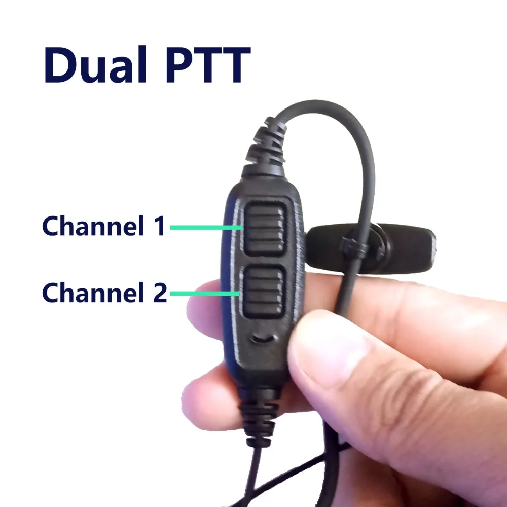 Baofeng UV-82, оригинальные наушники, двойные PTT портативные рации, наушники для UV 82, радиостанции с микрофоном, наушник для UV82 радио