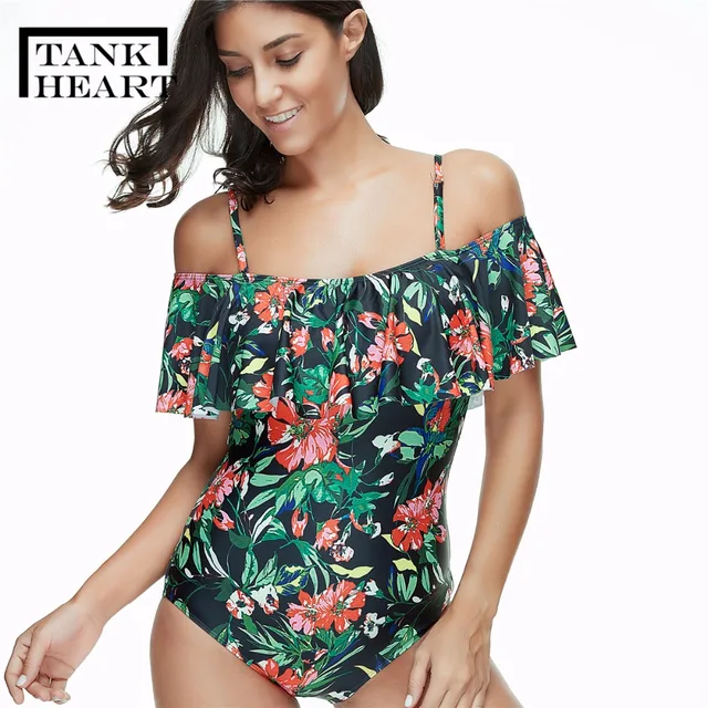 Best Offers Tank Heart Print Falbala one-piece Suits Plus Size Swimwear for girls 1 Piece Swimsuit Women Monokini Bathers Swim Suit M-XXXL Best Offers Tank Heart Print Falbala one-piece Suits Plus Size Swimwear for girls 1 Piece Swimsuit Women Monokini Bathers Swim Suit M-XXXL