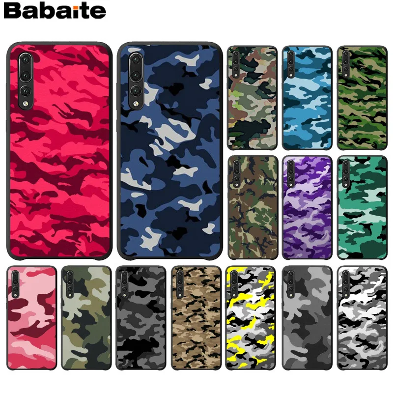 

Babaite Camouflage Pattern Camo military Army Phone Cover for Huawei P10 plus 20 pro P20 lite mate9 10 lite honor 10 view10