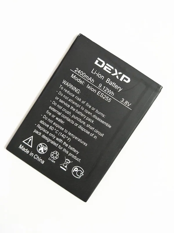 AZK новый аккумулятор 3 8 в 2400 мАч для DEXP Ixion ES255 Fire высококачественный Сменный