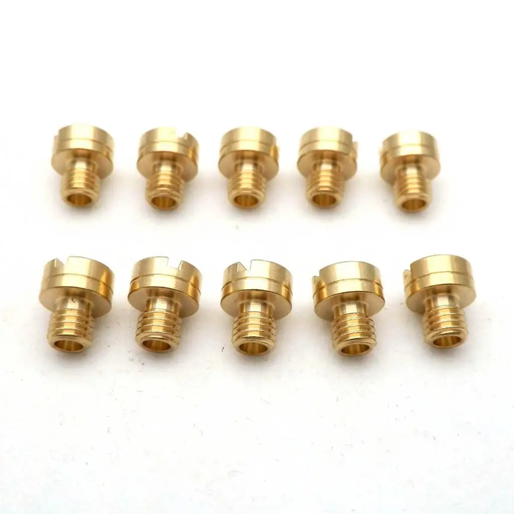 Carburetor Brass Main Jets 8mm Head With M5 Thread Size 112.5 160 for