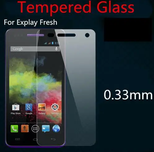 

Explay fresh Tempered Glass 9H Protective Film Explosion-proof Screen Protector for Explay fresh / Wiko Rainbow Screensaver