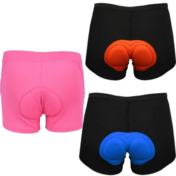 

3 Colors Comfortable Underwear Sponge Gel 3D Padded Bike Short Pants Unisex Women Men Cycling Shorts Outdoor training shorts