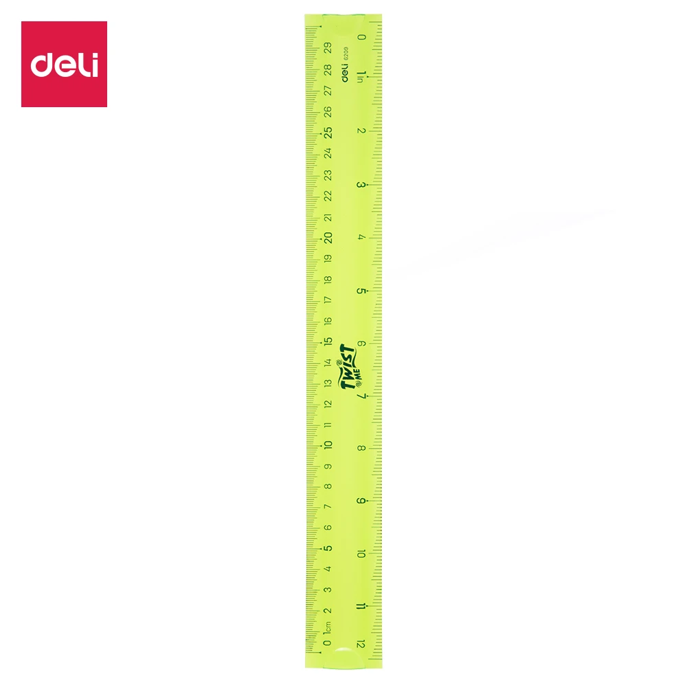 

Deli E6209 School Drafting Flexional Soft Ruler EcoPVC Flexible Ruler 30cm 3C