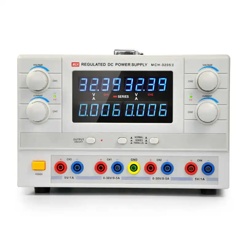 

MCH-3205II multi-channel adjustable DC power supply 30v5A can be connected in parallel with multi-function MCH 3205II