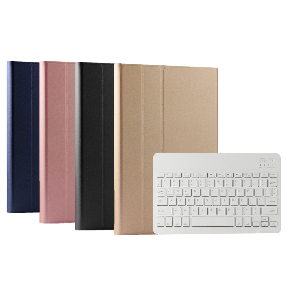 

For Samsung Galaxy Tab A 10.1'' 2019 SM-T510 T515 Tablet Case PU Leather wireless Keyboard Bracket Flip Case with Magnetic