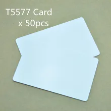 Горячая распродажа 50 шт./лот 125 кГц T5557/T5567/T5577 ПВХ чип смарт-карты гостиницы
