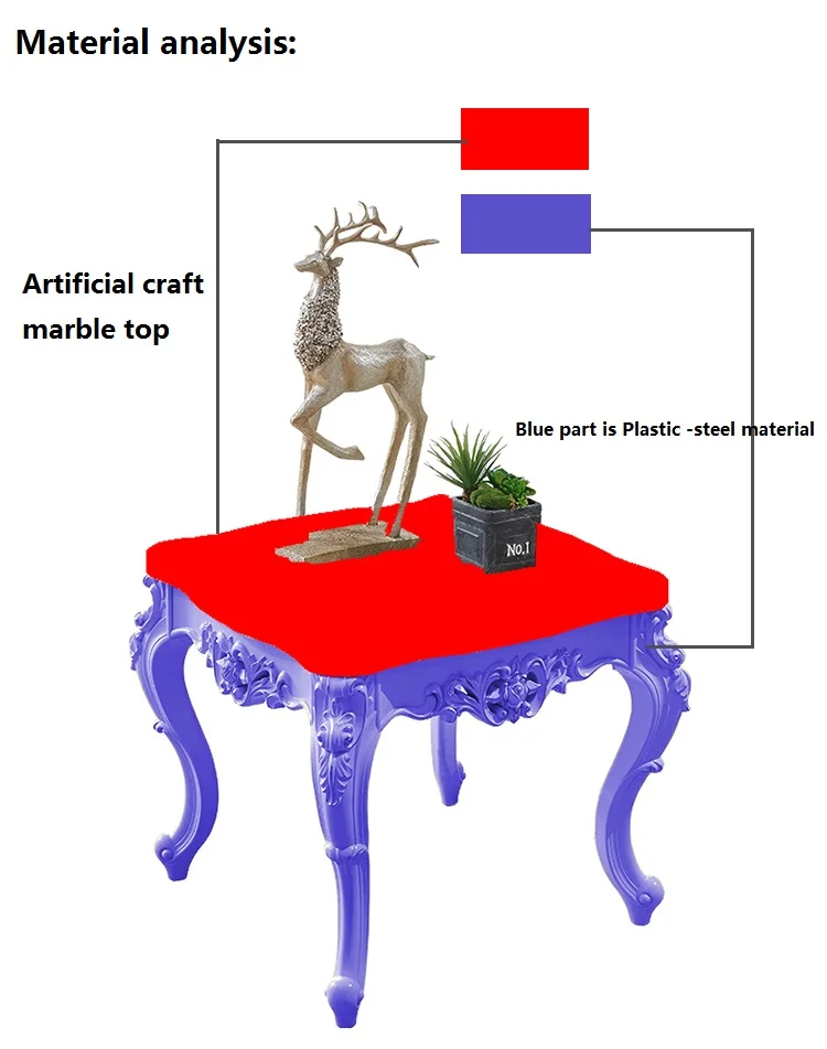 Европейский стиль диван-столик идиллический маленький квадратный журнальный столик гостиная простой мини мраморный угловой квадратный резной столик