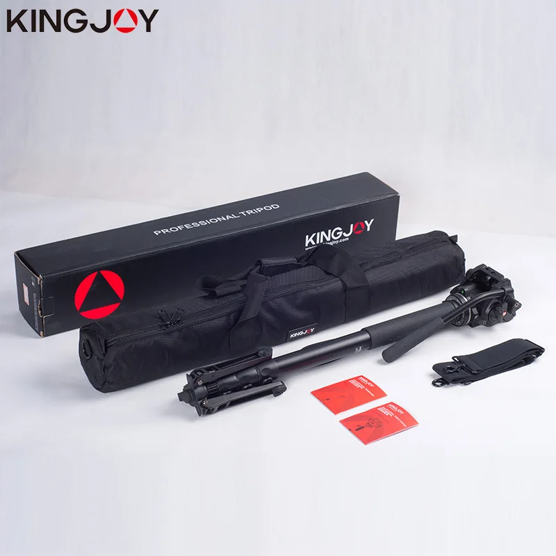 Штатив тренога KINGJOY MP4008F + алюминиевая Флип монопод подставка для всех моделей