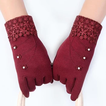 

Women's Fashion Touch Screen Winter Warm Keeper Riding Gloves