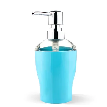 

Soap Dispenser Lotion Liquid Shampoo Pump Bottle Kitchen Bathroom Countertops Accessory 10 OZ (Light Blue)