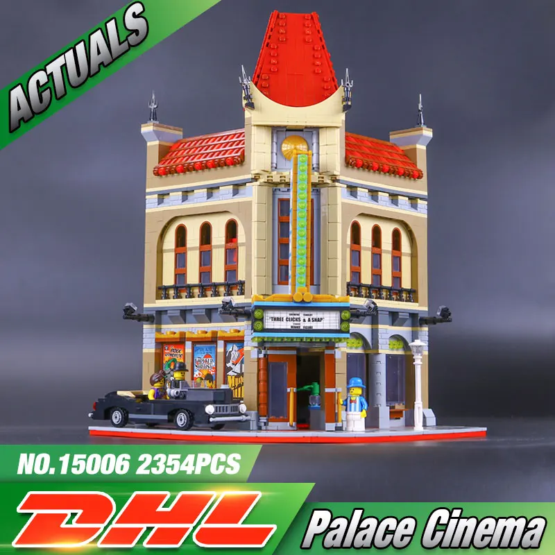 font b LEPIN b font 15006 2354pcs Palace Cinema Model Building Blocks Set Minifigures Bricks