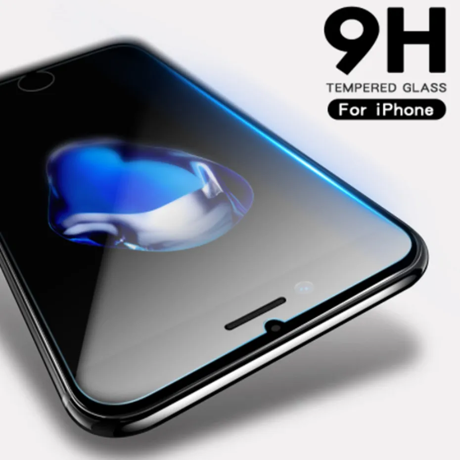 9 H ультратонкий протектор экрана для iphone 7 8 6s plus закаленное стекло на X XS XR Max 5s 5c se 4S