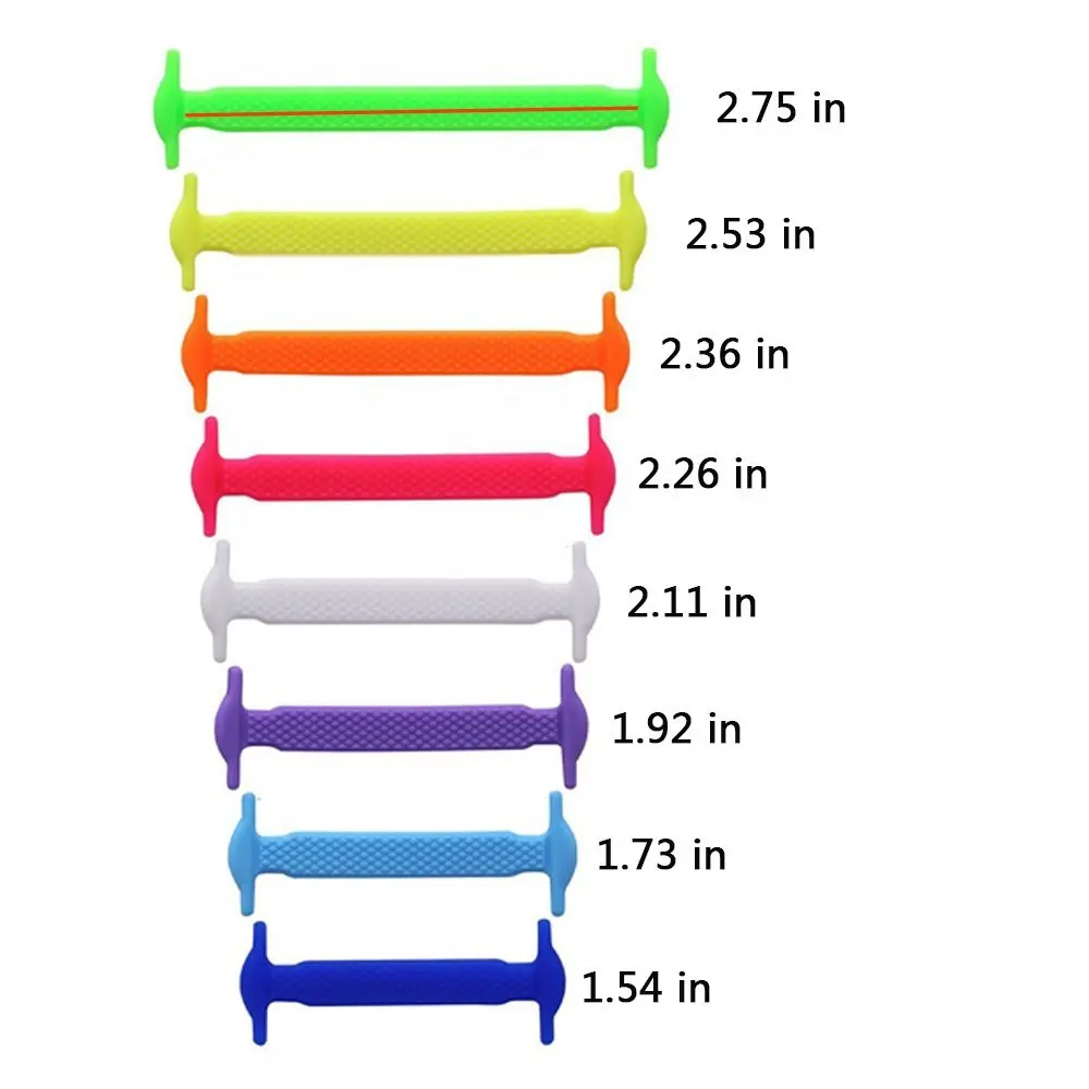 16 шт./упак. силиконовые шнурки без завязок для детей и взрослых, эластичные шнурки для кроссовок Водонепроницаемый ленивый Tieless резиновой подошве со шнуровкой; сезон зима