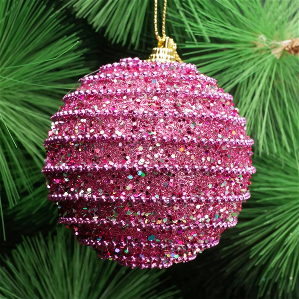 

1PS Christmas Tree Decoration Bolas De Navidad Xmas Tree Hanging Christmas Tree Balls Party Home Christmas Decoration L1122