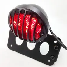 High Quality Universal Motorcycle Pre-drilled License Side Tag Holder Bracket Tail Light Harley Metric choppers
