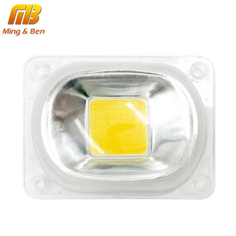1 Набор светодиодных чипов COB + Отражатель объектива Smart IC Chip 50 Вт 30 20 AC230V LED Beads DIY