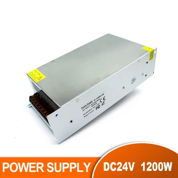 

Adjustable power source Transformers 110V 220V AC to DC24V 50A 1200W for CNC Router Stepper motor Equipment CCTV