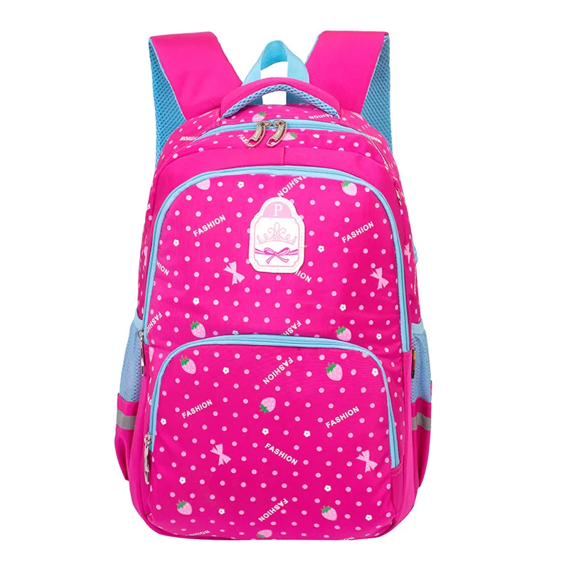 

2019 Girls School Bag Waterproof Light Weight Kids Backpack Children dot Printing Backpack Primary Bookbag for Girl mochilas