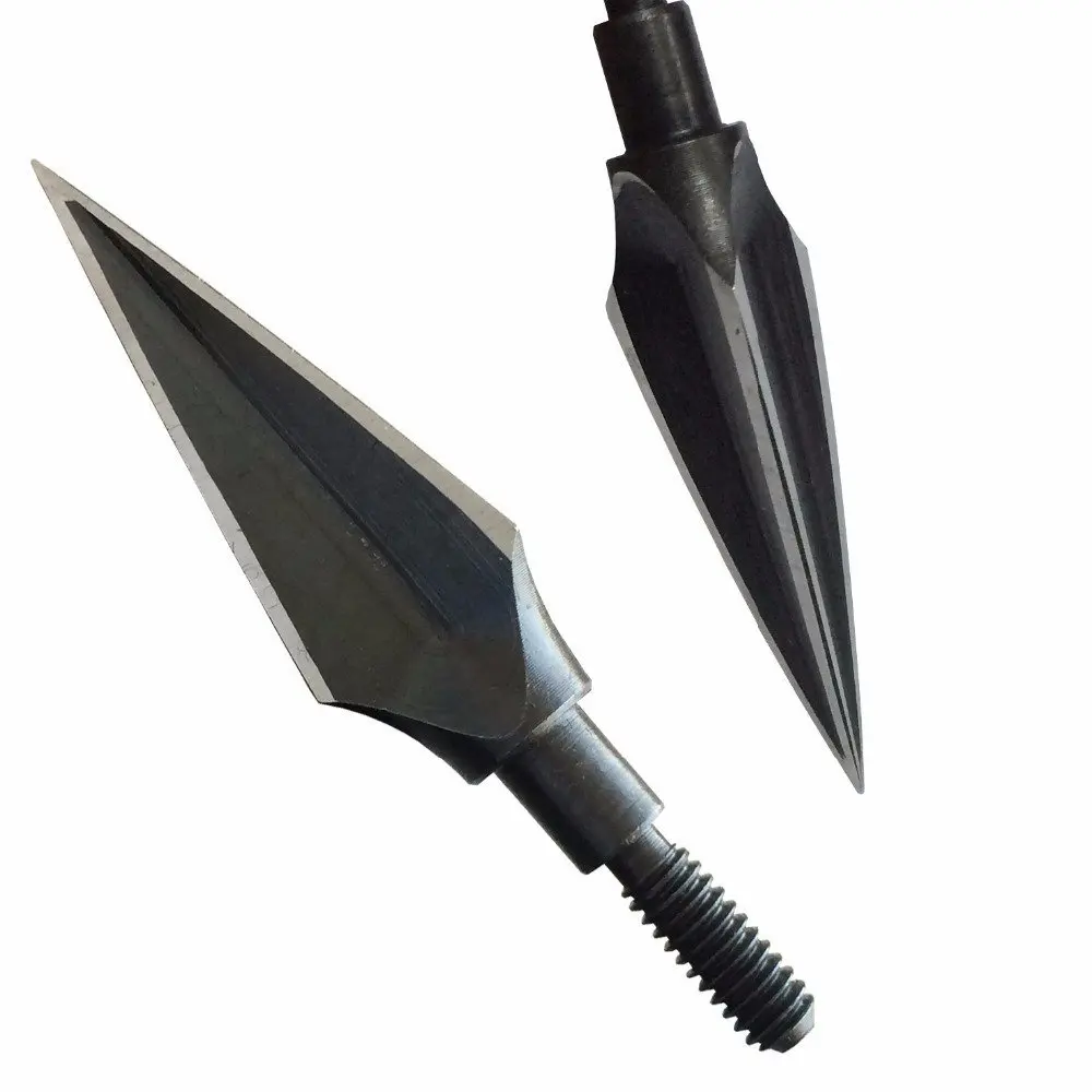 Buy GPP 6PK Steel Screw Archery Broadheads 3 Edges 125