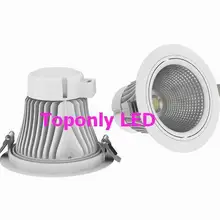 Новинка в европейском стиле Luna 85lm/w высокой яркий Epistar чипов вел вниз свет 25 Вт LED Поворотный потолочный пятна cri> 80