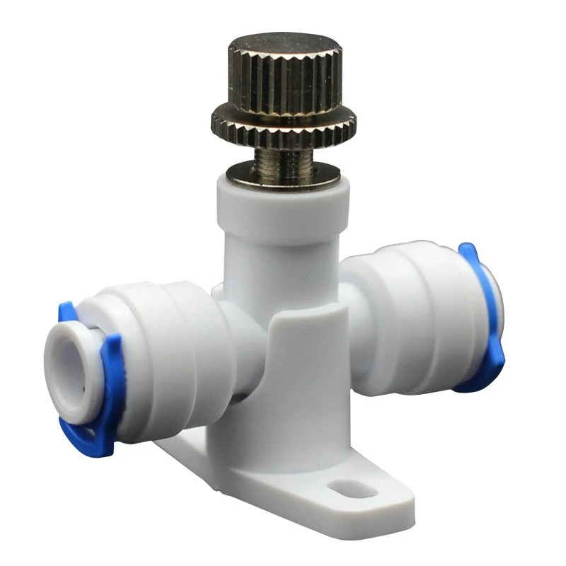 Adjustable Flow Restrictor Stainless Steel Fow Control Valve With 1/4