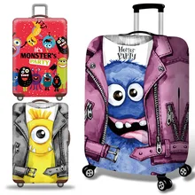 Strange Luggage Cover Travel Suitcase Protector Suit For 18-32 Size Trolley Case Dust Travel Accessories Elasticity Box Sets Strange Luggage Cover Travel Suitcase Protector Suit For 18-32 Size Trolley Case Dust Travel Accessories Elasticity Box Sets