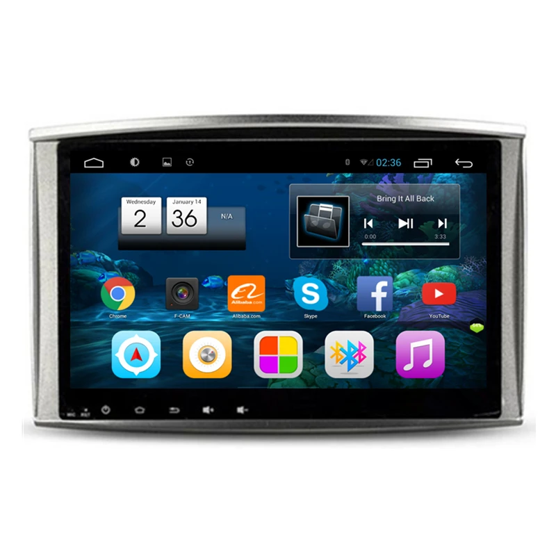 Sale 10.2" Android Car Multimedia Stereo DVD GPS Navigation for Lexus LX470 LX 470 Toyota Land Cruiser 100 LC100 2003 2004 2005 2006 5