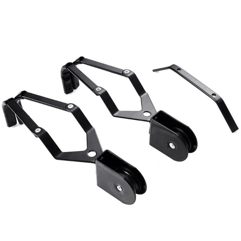  Ceiling Lift Cargo Racks For Bicycle Bike Storage Garage Hanger Mounted Hoist Pulley Rack 45lbs Met