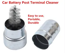 Spedizione gratuita! Terminale Della Batteria Auto Cleaner Sporco E Alla Corrosione Scopino Clean Tool