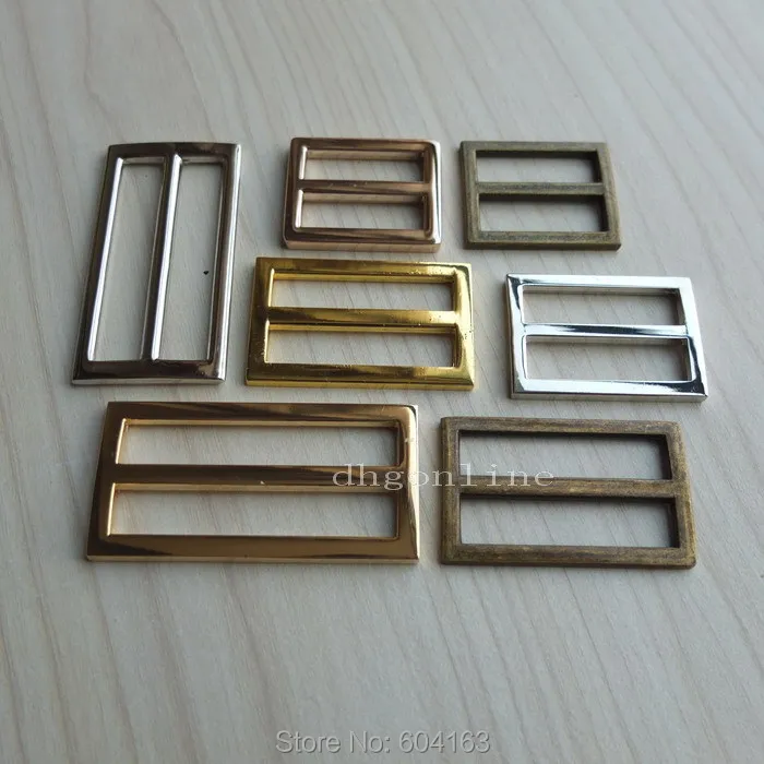 

20 PCS 1" 25mm Adjustor Triglides Slides for Leather strap Webbing Buckles