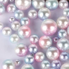 250PCS Multi Size No Holes Imitation Pearls Round Garment Beads DIY Craft Scrapbook Clothing Nail Art Decor Sewing Accessaries