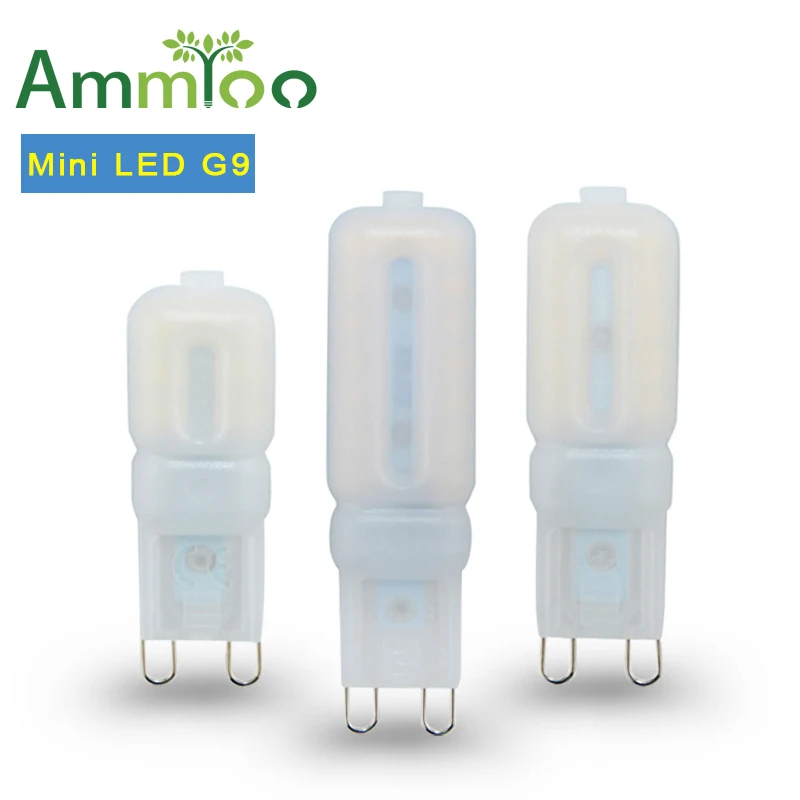 Светодиодный мини светильник G9 3 Вт 5 7 светодиодный 110 В 120 220 В|g9 led lamp|led g9led lamp 3w |