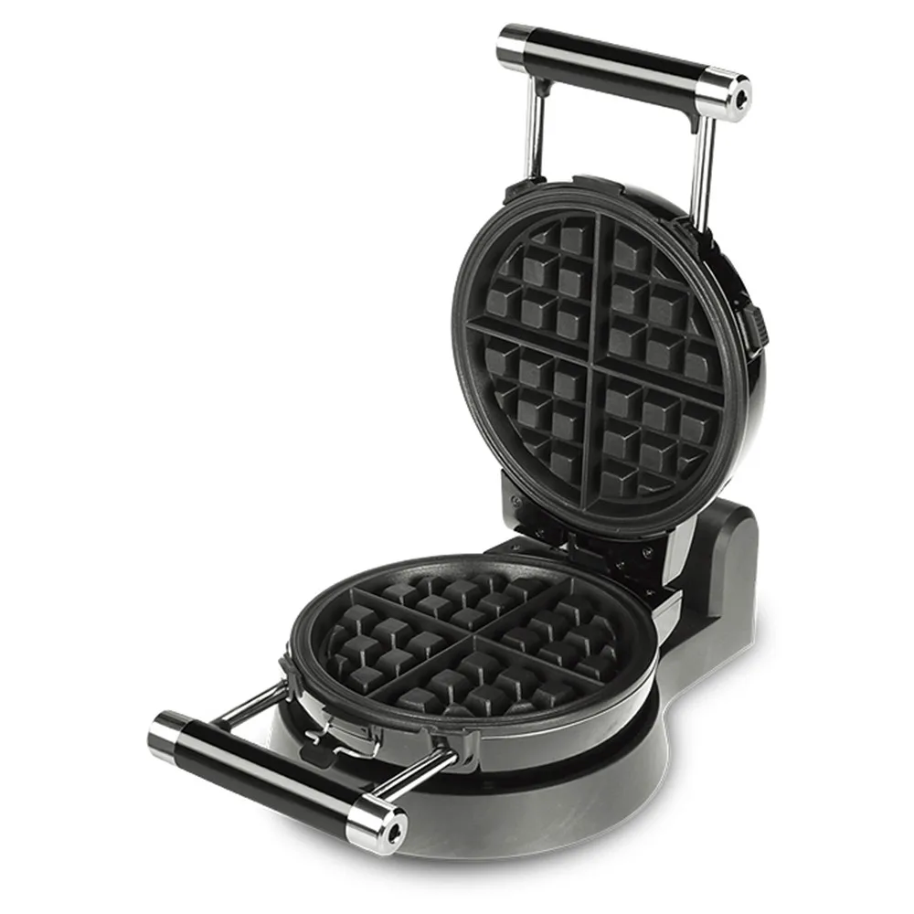 

Electric Automatic Waffle Maker Rotating Breakfast Baking Machine Non-Stick Puff Cake Iron DIY Muffins Mould Bakeware Oven