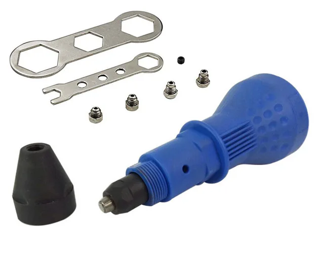

Electric Rivet Nut Gun Riveting Tool Cordless Riveting Drill Adaptor Insert nut tool Multifunction Nail Gun Auto Rivet