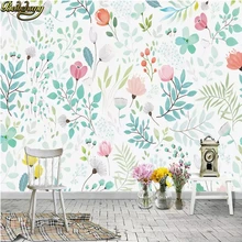 Beibehang пользовательские фото 3D обои для стен 3 d нордическая ручная роспись Европейский цветочный ТВ фон спальня обои полы