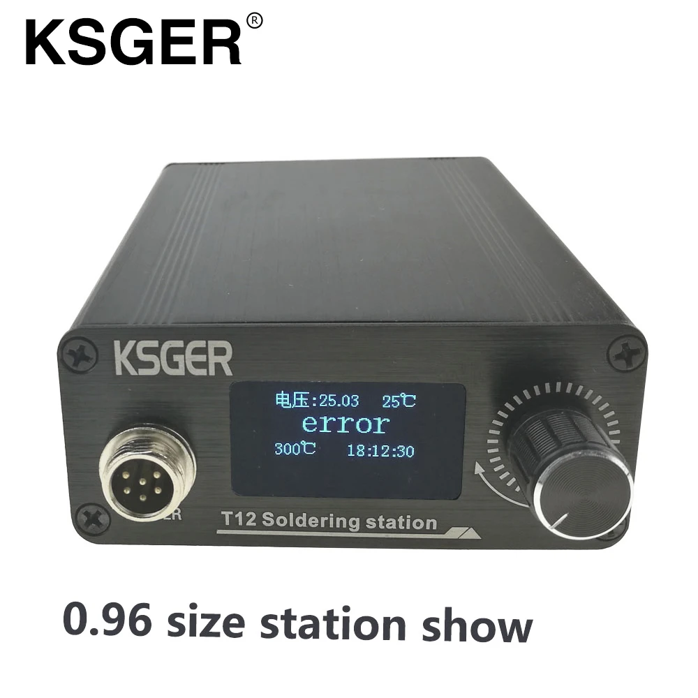 KSGER STM32 OLED 1 3 0 96 Размер T12 DIY паяльная станция с русским корейским английским
