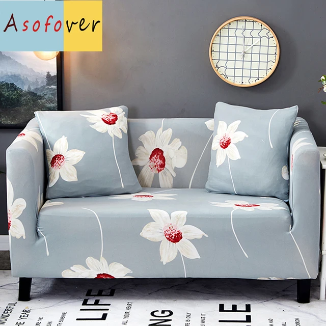 Sun Moon Flower Sofa Cover Elastic Slipcover Cubre Sun Moon Flower Sofa Cover Elastic Slipcover Cubre Stretch Furniture Covers Protector