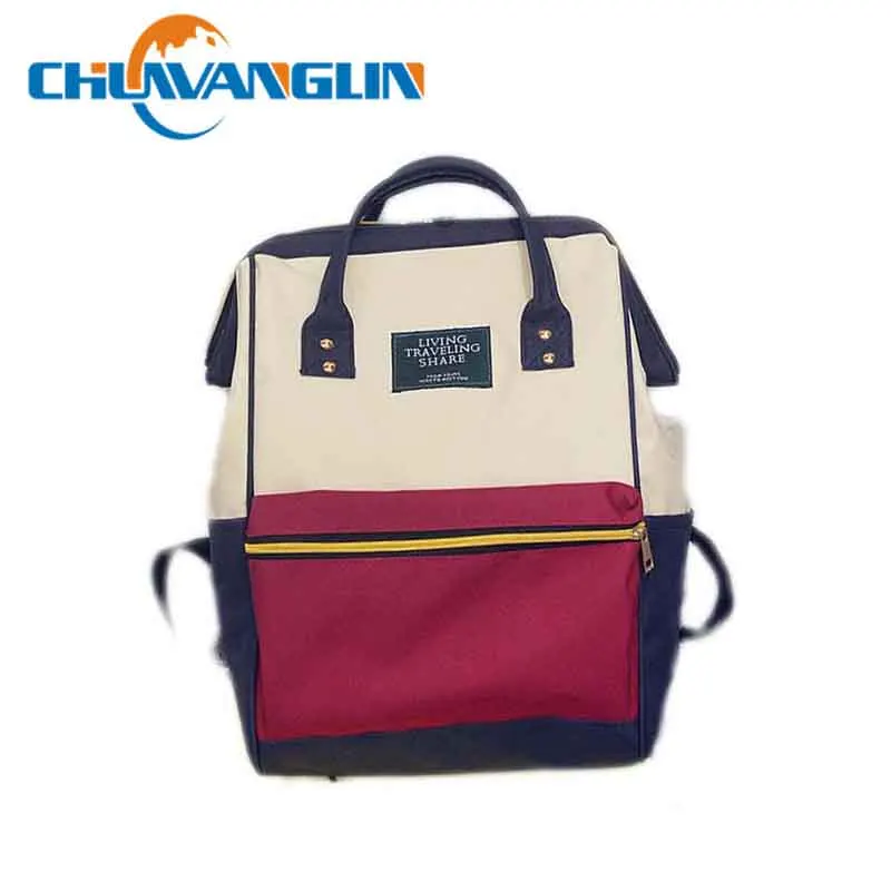 Chuwanglin Canvas Printing Backpack Women School Bag Teenage Girls Cute Bookbag Vintage Laptop Backpacks Female hand bag ZDD7253