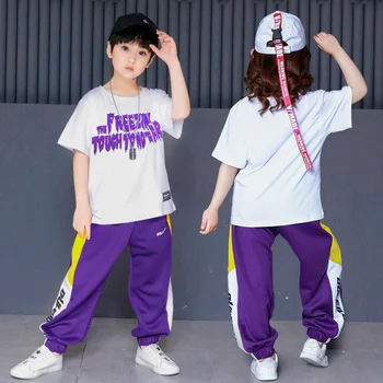 

2020 New Children Clothing Sets Boy Girl Hiphop Sets Suits Kids Brand Sports Sets Kids Clothes Suit Girl Hiphop Clothes Set